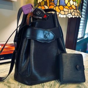 Louis Vuitton Epi Sac purse and Louis Vuitton Epi wallet